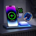 Station de Charge Sans Fil Rapide 3 en 1